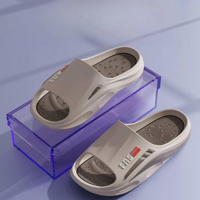 Модные Платформенные Мягкие Домашние Сабо Мужские Тапочки Комнатные Мюли Мужская Обувь Пляжная Прогулочная Домашняя Тренд 2025 Шлепанцы Удобные Низкая Цена