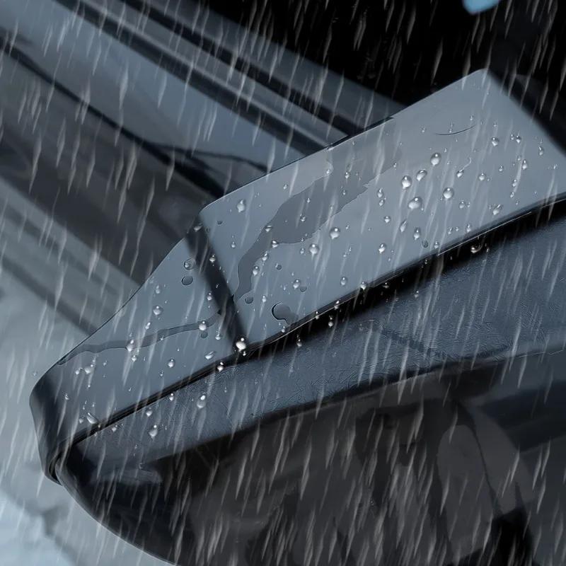 Автомобильное зеркало заднего вида с дождевыми бровями и воздуховодом Универсальное зеркало заднего вида с защитой от дождя Щит для грузовика с воздушной сушкой Дождевые брови