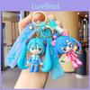Miku Cute Anime Hatsune Keychain Soft Silicone Bag Pendant Decoration Car