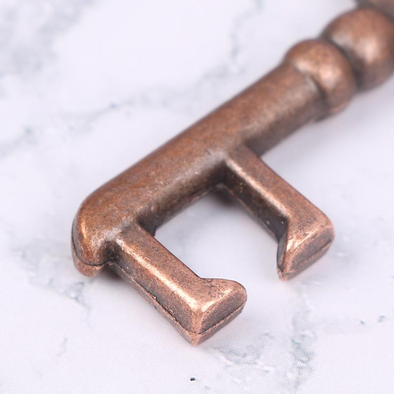 Игрушки для снятия стресса Тест на мозг Игрушка-ключ для замка Развитие Сплав Брелок для ключей Игра-головоломка Детский тест на Iq для мышления Ключ-головоломка