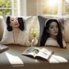 South Korea beauty kKim Tae ri Cushion Cover Pillowcase Antidustmite Invisible Zipper Short Plush Sofa Cushion