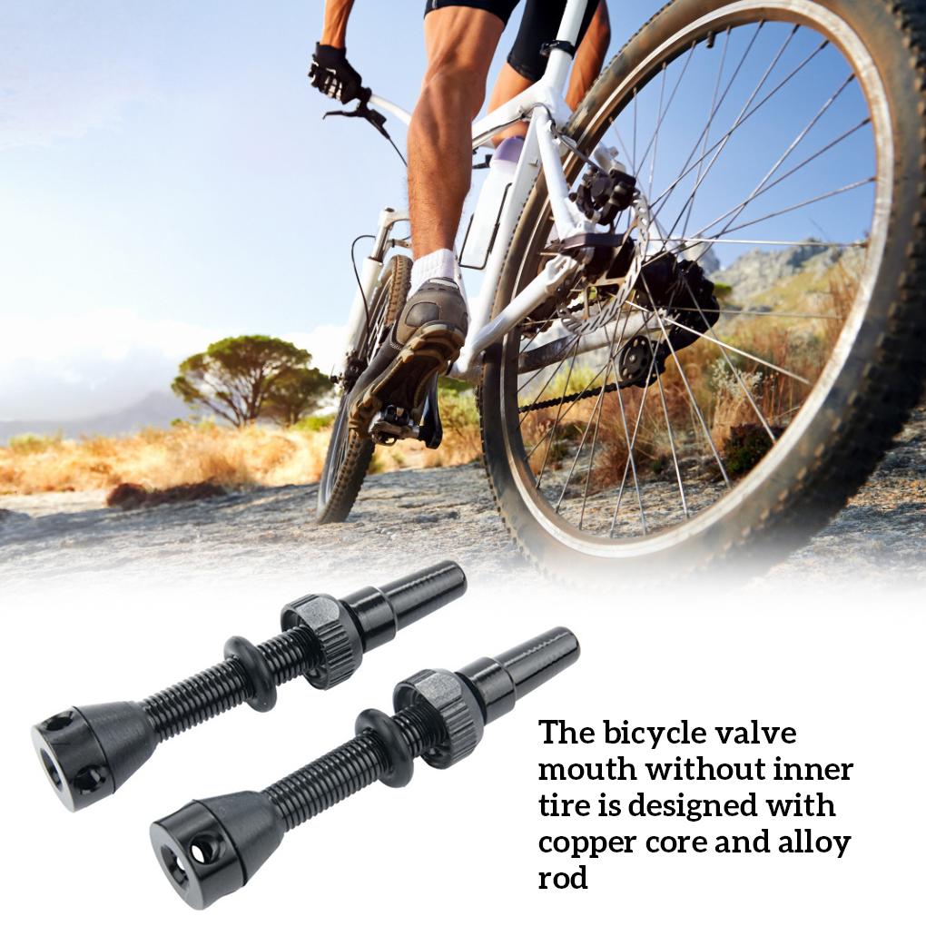 Абсолютно новый, 1 пара, 44 мм, бескамерный воздушный клапан для дорожного велосипеда, MTB, бескамерный стержень клапана, для велосипеда MTB