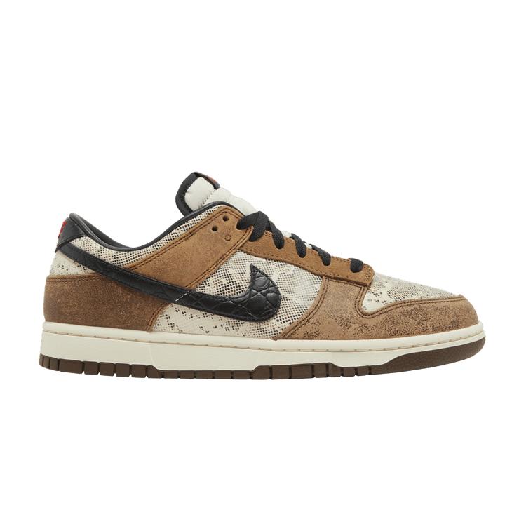 Мужские кроссовки Nike Dunk Low Premium CO.JP Коричневая змеиная кожа