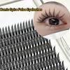 12 Rows Cluster Lashes Kit Comic Spire Mink Lashes Extensions Individual Lashes  Eye Makeup Tools