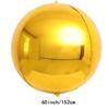 50/60 Inches 4D Balloons Rose Gold Round Balloons Valentine's Day Foil Balloons  Party Decorations