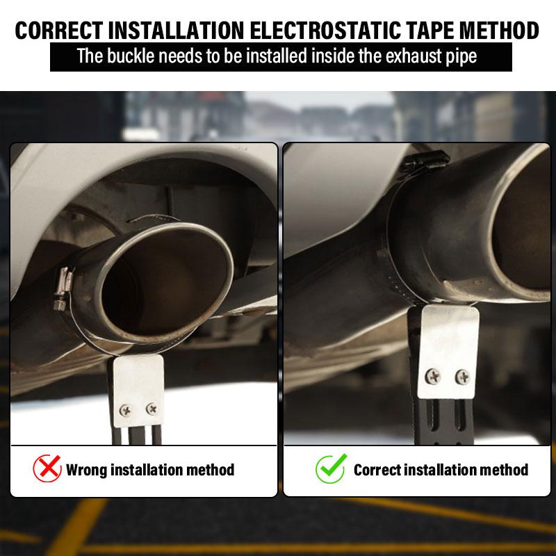 1 шт. Автомобильный антистатический ремень Заземление Инструменты для безопасного вождения автомобиля Выхлопная труба Для Mercedes-Benz AMG C500 C200 C300 A B C E GLA CLA GLK GL ML GLE W204 W211