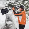 Снеговая лопата для автомобиля Телескопическая лопата для уборки грязи Лопата для выкапывания земли для домовладельца Управляющего недвижимостью Садовника Зима