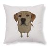 Милый чехол на подушку с рисунком собаки для дома, гостиной, дивана, офиса, для поясницы, декоративная подушка, 45x45 см