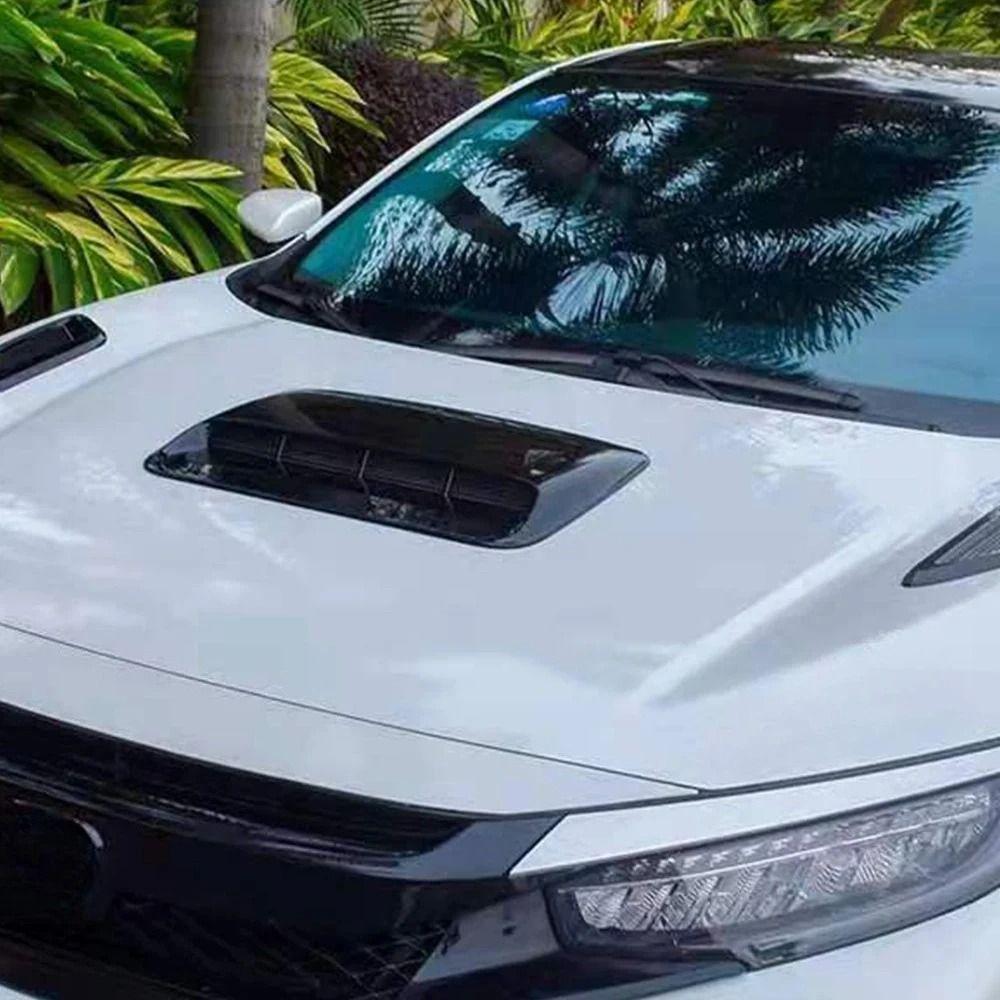 Carbon Fiber Car Air Flow Intake Hood Automobile Air Intake Hood  Auto Exterior Accessories