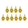 10Pcs J.40003 2mm Banana Jack Panel Socket Extended Post Plug Adapter for Electronic