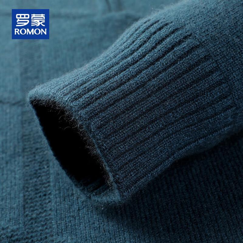 ROMON Мужской пуловер из 100% кашемира на молнии до середины