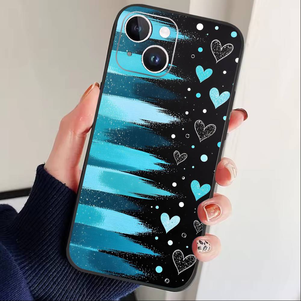 Чехол для телефона Y2k J-INS с граффити для iPhone 17 16 15 14 13 12 Max Plus Силиконовый Черный Чехол