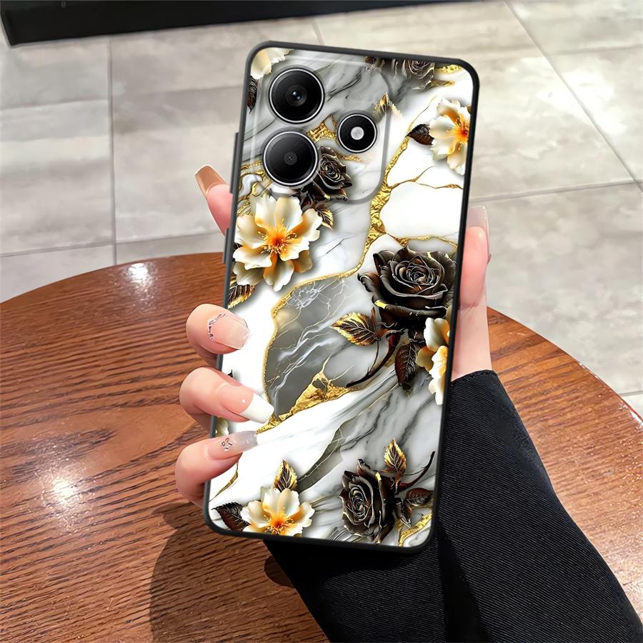 Чехол для Xiaomi Redmi Note 11S 11 13 12 Pro Plus 10S 9s 10 9 8 Pro 12S Мягкая задняя крышка телефона Интересный Мрамор