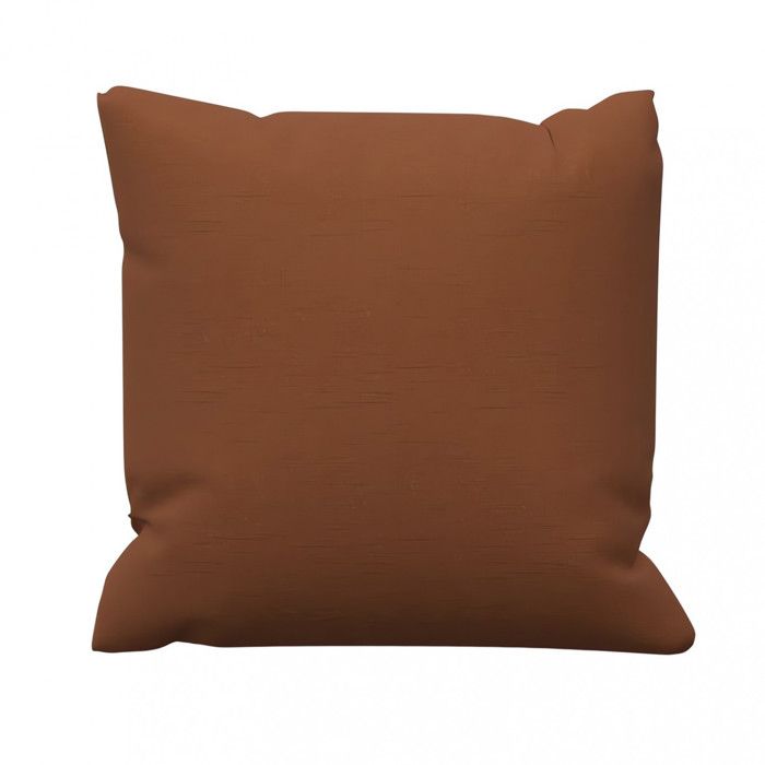 Cotton Cushion 40x40 Cm PANAMA Terra, by Soleil d'Ocre