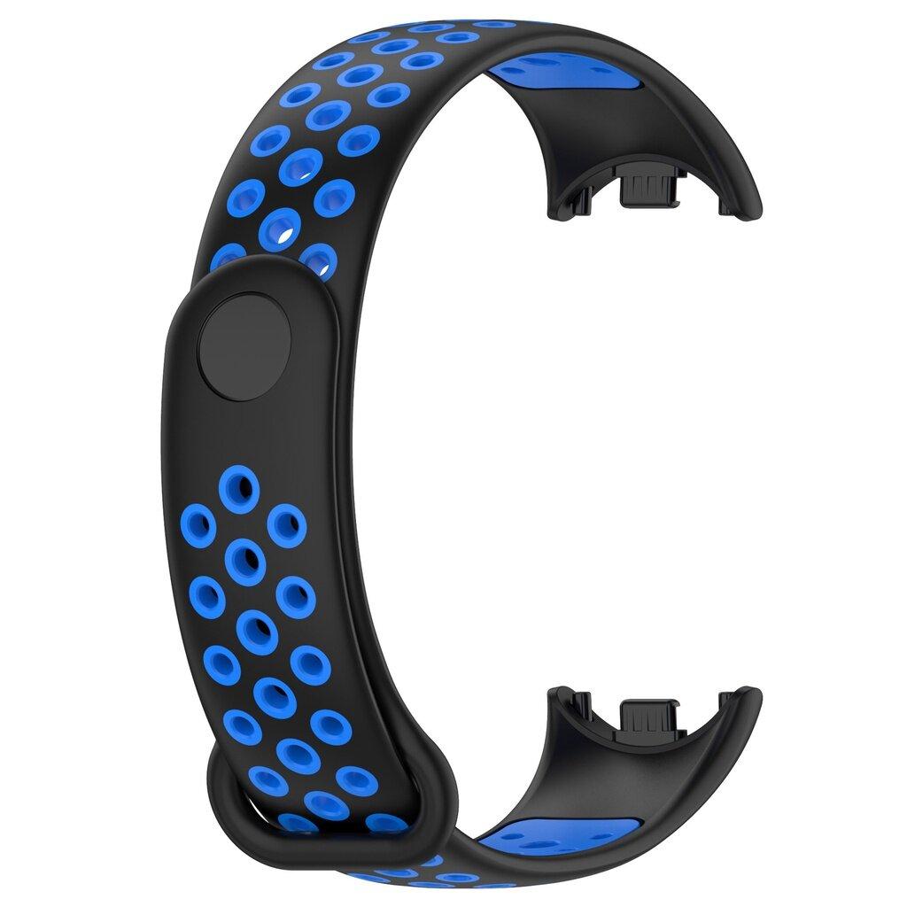 Силиконовый дышащий ремешок для Mi Band8 Ремешок для Xiaomi Smart Band 8 Аксессуары для браслетов