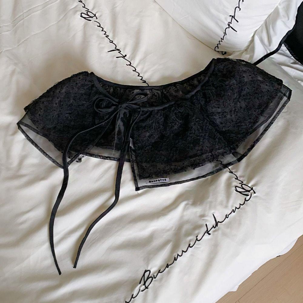Balletcore Mini Lace Skirts Lace Up Butt Curtain Sweet White Lace Fart Curtain Girl