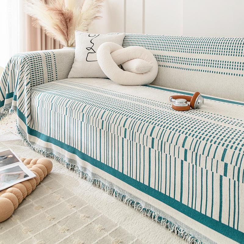 Полотенце для дивана из синели, универсальное четырехсезонное полностью покрытое пылезащитное покрытие для дивана, ткань, не царапающееся покрывало для дивана, одеяло