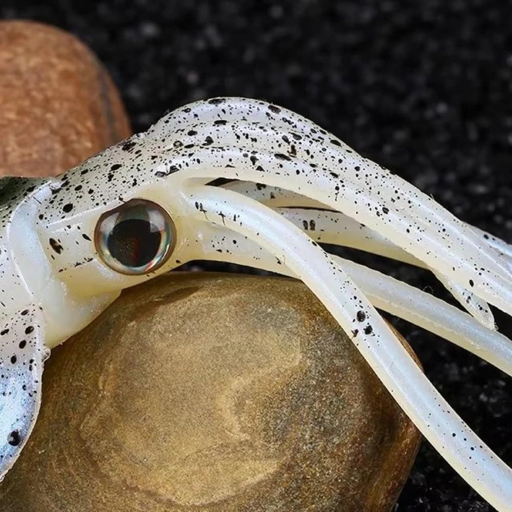 Lifelike Design Squid Fishing Bait Soft Material PVC Swimbait 2026 Fishing Lure Fishing
