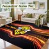 Crystal Velvet Square Rug Custom NameWatford FC Pattern Non Slip Home Floor Decor Rug
