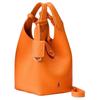 Polo Ralph Lauren Logo Solid Tote Bag Shopping Crossbody Leather Handbag Small Women tote bags Orange 428944657002