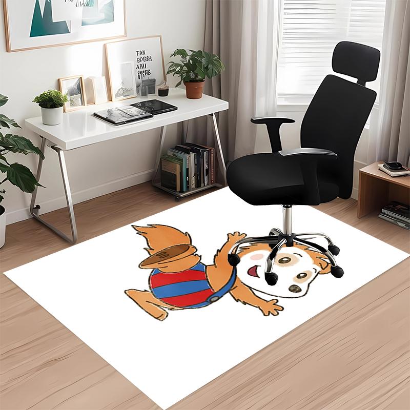 Bobo Printed Carpetrugfor Office Chair Living Room Bedroom Kitchen Room Decor Gifts