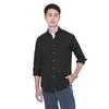 [United Arrows green label Relaxing] Ограниченная для WEB рубашка JUST fit с длинным рукавом из мерсеризованного трикотажа -антибактериальная- 32116993122 0930 ЧЕРНЫЙ(09) S