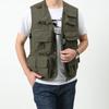 Man Pocket Vest Fishing Outdoor Vest Summer Travel Oversize Jacket