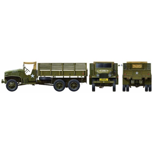 Tamiya 1/48 Military Miniature Series No. 48 U.S. Army 2.5-Ton 6x6 Cargo Truck Plastic Model 32548
