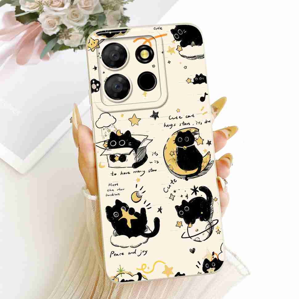 For Infinix Smart 7 Plus Case Beautiful Butterfly Cover For Infinix Smart7 Plus Smart7Plus Silicone Soft Phone Shell Capas 6.6"