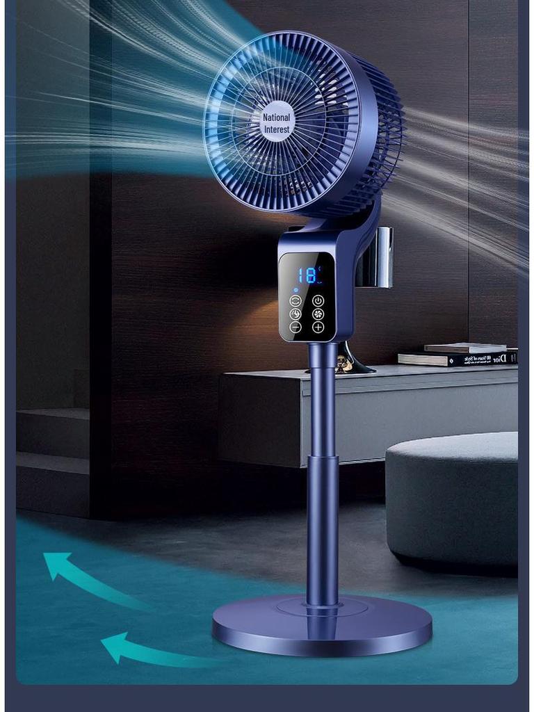 Вентилятор Camel с 36 скоростями и циркуляцией воздуха постоянного тока, голосовым управлением, ароматерапией, дистанционным управлением и турбинной конвекцией