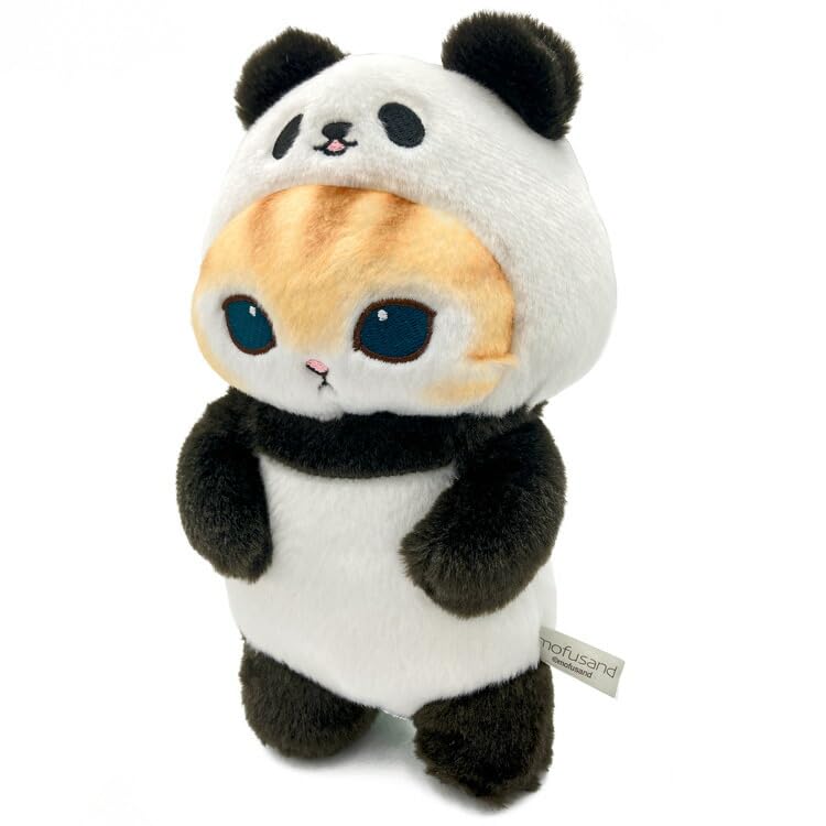 Sun Arrow mofusand Potetama Plush Toy Panda Nyan Beige 940931 Mofusand Juno X Instagram SNS Cat