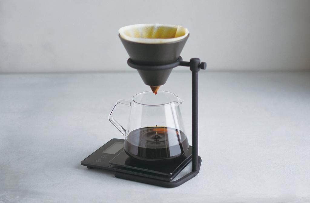 Kinto Подставка для кофеварки, набор из 4 чашек, можно мыть в посудомоечной машине, подарочный подарок 27573 SCS-S04