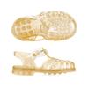 Meduse Sun 201 Dore Paillete Dore Paete Золотой Глиттер Детские Детские Желейные Туфли Сандалии
