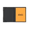 Rhodia PVC Hardcover No. 11 (A7) Black (Includes 1 Orange Rhodia Block) Rhodia cfrdphc11bk