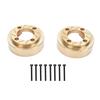 2pcs Wheel Weight Blocks Replacement for MK07 1 7 RC Car High Density Brass Wheel Counterweights