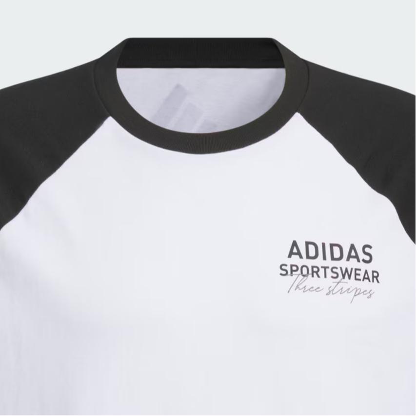Adidas T Shirt Unisex White/Black JZ0099