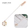 Office Supplies Cartoon Character Book Clip Peach Heart Pendant Pagination Mark Bookmarks Metal