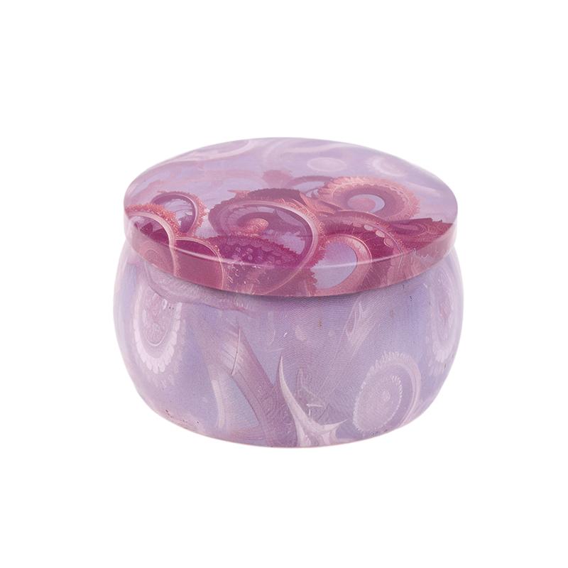 Vintage Candle Tin Can Candy Cookie Storage Box Dry Spice Storage Jar Suitable DIY Candle Cosmetic Ointment Making Christmas