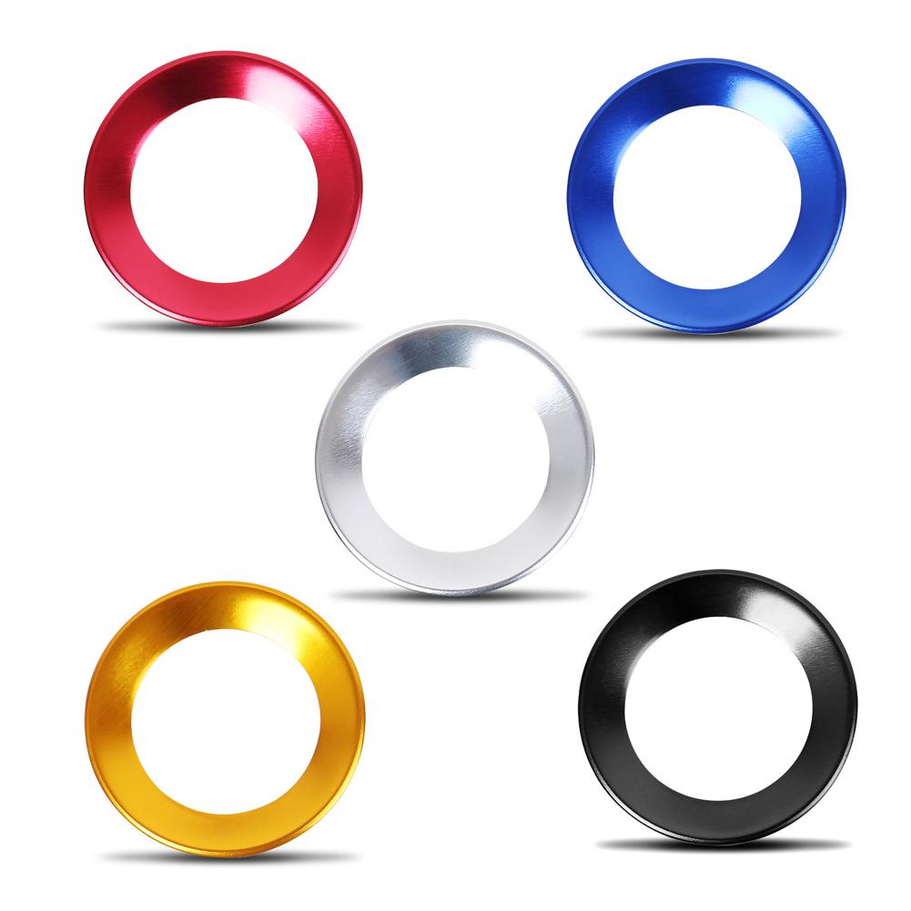 Автомобильный Стайлинг рулевое колесо эмблема декоративное кольцо аксессуары чехол для Volkswagen VW Golf 4 5 Polo Jetta Mk6 чехлы