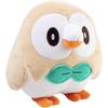 10" Плюшевая игрушка Kemon Legend Rowlet Litten Popplio, мягкая и обнимаемая кукла-животное