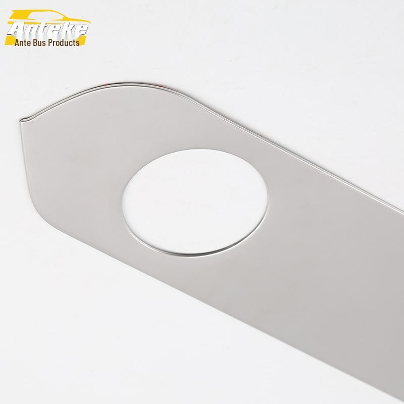 Tang Rear Cup Holder Decorative Frame - Stainless Steel Armrest Box Accessory for 18 Models