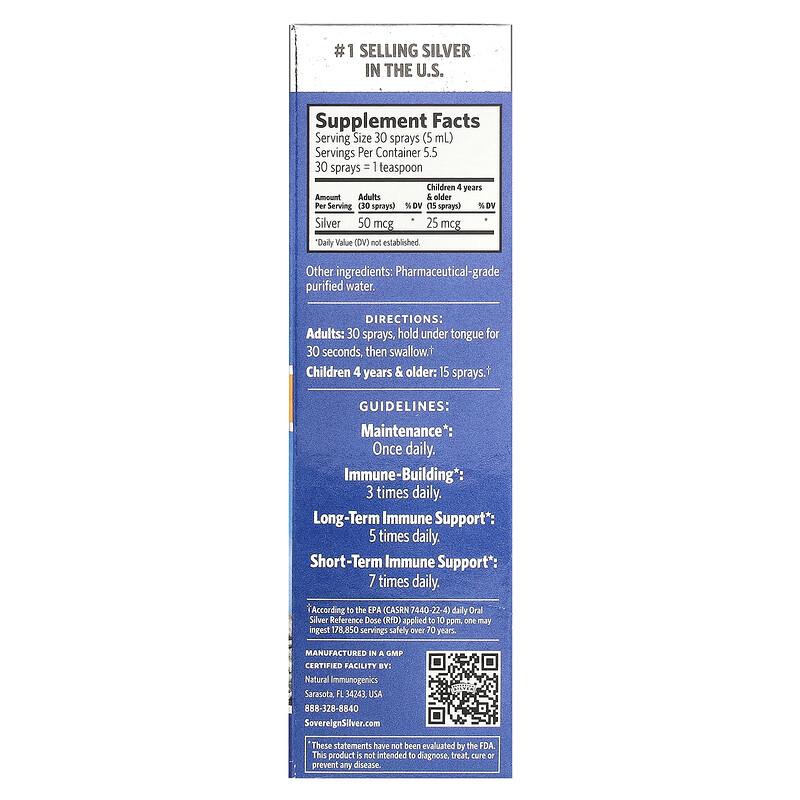 Bio-Active Silver Hydrosol™, Fine Mist Spray, 10 ppm, 1 fl oz (29 ml)