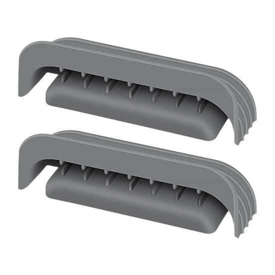 Silicone Handle Cover 2Pcs for Ninja Crispi Glass, Air Fryer Heat-Resistant Heat Resistant Grip Holder Sleeve Cleancrisp Glass Container