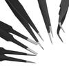 Набор прецизионных пинцетов XINMEIWEN, 10 шт., Антистатический промышленный набор пинцетов, Набор пинцетов из нержавеющей стали для электронных лабораторий, ювелирного дела и ремесел M
