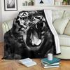 Одеяло с принтом животного, волка, льва, тигра, одеяло для дивана-кровати, супер мягкое теплое одеяло, фланелевое одеяло
