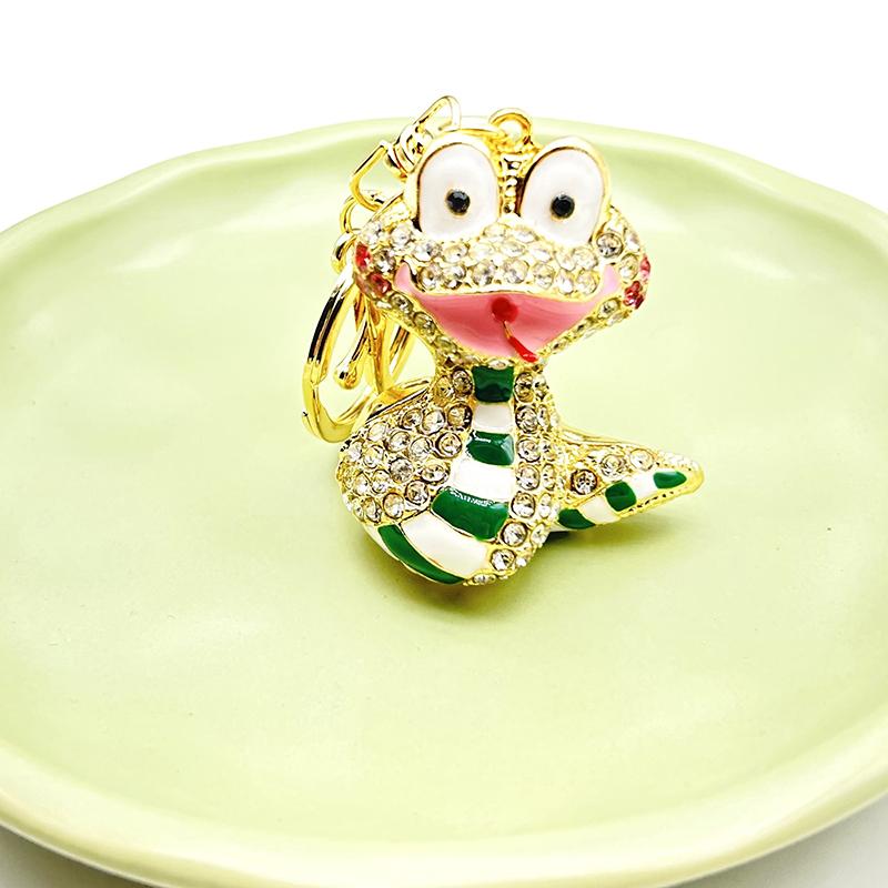 Креативные милые мультяшные бриллиантовые гвоздики капельное масло зодиак змея сплав животные сумки подвески аксессуары креативные подарки