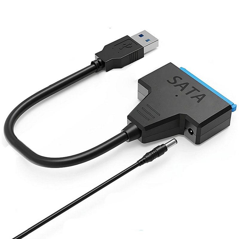 Кабель-адаптер USB 3.0 на SATA 3 для HDD/SSD 2,5" и 3,5" Кабель-конвертер USB3.0 для жесткого диска Samsung Seagate WD 2,5 3,5 дюйма