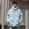 Пуховая хлопковая одежда Мужская с плечевыми рукавами и капюшоном Хлебная одежда Студенческая с капюшоном Пуховая хлопковая одежда Модный бренд Парная повседневная хлопковая
