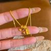 Уникальный Дизайн Мода Легкая Роскошь Изысканный Круглый Кулон Солнце и Луна Ожерелье для женщин Вечеринка Свадьба Романтическое