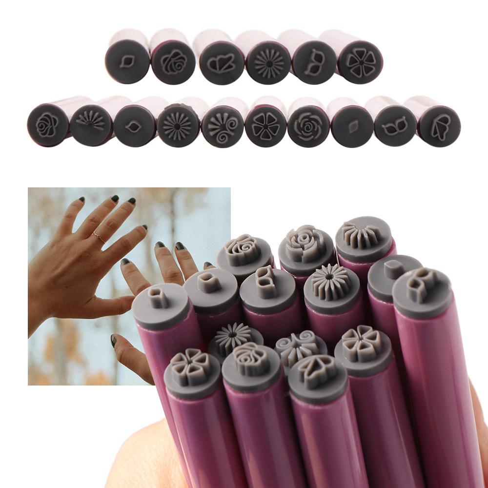 6/10/15 шт. Пластина для стемпинга, Ручка для нейл-граффити, Набор штампов для нейл-арта, Инструмент для рисования на ногтях